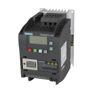 Variador de frecuencia Siemens serie SINAMICS V20, 0,75 kW, 400 V ac, 3 fases, 2,2 A, 0 → 550Hz, IP20, Modbus