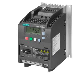 Variador de frecuencia Siemens serie SINAMICS V20, 1,5 kW, 400 V ac, 3 fases, 4,1 A, 0 → 550Hz, IP20, Modbus