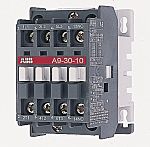 Contactor ABB A9 A Line de 3 polos, 3 NA, 27 A, bobina 110 V ac, 5,5 kW