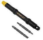 Destornillador Stanley, tipo Intercambiable, punta Plano, Phillips 1/8 in, 5/32 in, PH0, PH1, hoja de 45 mm
