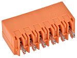 Conector macho para PCB WeidmÃller serie OMNIMATE SL de 6 vías, 1 fila, paso 3.5mm, para soldar, Orificio Pasante