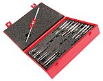 Juego de brocas y machos de roscar, HSS, 1/2 pulg.