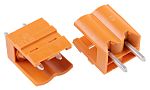Conector macho para PCB Weidmüller serie OMNIMATE SL de 2 vías, 1 fila, paso 5.08mm, para soldar, Orificio Pasante
