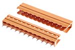 Conector macho para PCB Weidmüller serie OMNIMATE SL de 12 vías, 1 fila, paso 5.08mm, para soldar, Orificio Pasante