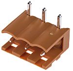Conector macho para PCB Ángulo de 90° Weidmüller serie OMNIMATE SL de 3 vías, 1 fila, paso 5.08mm, para soldar,