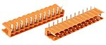 Conector macho para PCB Ángulo de 90° Weidmüller serie OMNIMATE SL de 12 vías, 1 fila, paso 5.08mm, para soldar,