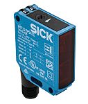 Fotocélula rectangular Sick, Sistema Difuso, alcance 30 mm → 175 mm, salida PNP, Conector de M12 4 clavijas,