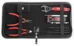 Kit de herramientas RS PRO, Funda de 14 piezas para Electricista, contiene Alicates de corte, alicates, destornillador