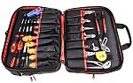 Kit de herramientas RS PRO, Maletín de 32 piezas para Electricista, contiene Cincel, alicates de corte, martillo,