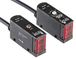 Fotocélula rectangular Omron, Sistema Barrera de Luz, alcance 7 m, salida NPN, Precableado, IP67