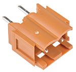 Conector macho para PCB Weidmüller serie OMNIMATE SL de 2 vías, 1 fila, paso 5.08mm, para soldar, Orificio Pasante