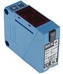 Fotocélula rectangular Sick, Sistema Difuso, alcance 5 mm → 1,5 m, salida PNP, Tornillo Terminal 4, IP67