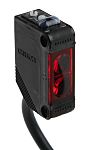 Fotocélula rectangular Omron, Sistema Reflex, alcance 100 mm → 4 m, salida PNP, Cable 2m de conector de M8 4