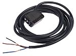 Fotocélula rectangular Omron, Sistema Difuso, alcance 5 mm → 100 mm, salida PNP, Cable de 3 hilos de 2 m., IP69K