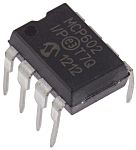 Amplificador operacional MCP602-I/P, 3 V, 5 V 2.8MHZ PDIP, 8 pines, Salida Raíl a Raíl