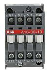 Contactor ABB A16 A Line de 3 polos, 3 NA, 30 A, bobina 110 V ac, 7,5 kW