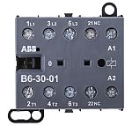 Contactor ABB B6 B de 3 polos, 3 NA, 20 A, bobina 230 V ac, 4 kW