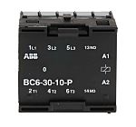 Contactor ABB BC6 B de 3 polos, 3 NA, 6 A, bobina 24 Vdc, 4 kW