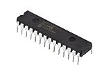 Procesador de señal digital DSPIC30F4012-30I/SP, 30MIPS 16bit 2,048 kB RAM, 1,024 kB, 48 kB Flash, SPDIP 28 pines 6 x