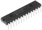 Procesador de señal digital DSPIC33FJ128GP802-I/SP, 40MHZ 16bit 16 kB RAM, 128 kB Flash, SPDIP 28 pines 10x12bit ADC,