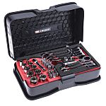 Kit de herramientas Facom, Maletín de 41 piezas para Mecánico, contiene Puntas, llaves hexagonales, vasos, llaves