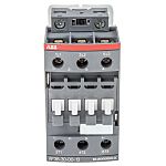 Contactor ABB AF38 AF de 3 polos, 3 NA, 50 A, bobina 230 V dc, 18,5 kW