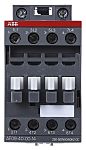 Contactor ABB AF09 AF de 4 polos, 4 NA, 25 A, bobina 250 →500 V ac/dc, 4 kW