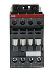 Contactor ABB AF09 AF de 4 polos, 2 NA + 2 NC, 25 A, bobina 230 V ac, 4 kW