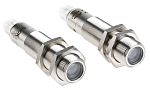 Fotocélula de cuerpo cilíndrico Sick, Sistema Barrera de Luz, alcance 20 m, salida PNP, Conector de M12 4 clavijas,