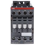 Contactor ABB AF26-22-00-11 AF de 4 polos, 2 NA + 2 NC, 45 A, bobina 24 V ac / dc, 11 kW
