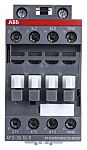Contactor ABB AF12-30-10-11 AF de 3 polos, 3 NA, 28 A, bobina 24 V ac / dc, 5,5 kW