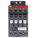 Contactor ABB AF16-22-00-11 AF de 4 polos, 2 NA + 2 NC, 30 A, bobina 24 V ac / dc, 7,5 kW