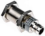 Fotocélula de cuerpo cilíndrico Omron, Sistema Difuso, alcance 1 m, salida PNP, Conector de M12 4 clavijas, IP67, IP69K