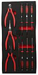 Kit de herramientas RS PRO, Módulo de espuma de 10 piezas para Electrónica, contiene Pliers, Precision Screwdriver,
