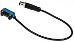 Fotocélula rectangular Sick, Sistema Supresión de Fondo, alcance 1 mm → 18 mm, salida PNP, Cable 0,2m de