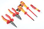 Kit de herramientas CK, Funda de 10 piezas para Electricista, contiene Alicates de corte, alicates, destornillador,