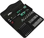 Kit de herramientas Wera, Funda de 39 piezas para Mantenimiento De Trabajos En Metal, contiene Ratchet, Screwdriver,