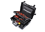 Kit de herramientas RS PRO, Maletín de 25 piezas para Técnicos, contiene Alicates de corte, limas, llaves hexagonales,