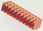 Conector macho para PCB Ángulo de 90° Weidmüller serie OMNIMATE SL de 12 vías, 1 fila, paso 3.5mm, para soldar,