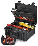 Kit de herramientas Knipex, Maletín de 26 piezas para Electricista, contiene Alicates de crimpado, cuchilla, alicates,
