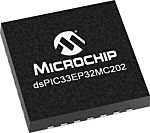 Procesador de señal digital DSPIC33EP32MC202-I/MM, AEC-Q100 60MHZ 16bit 4 kB RAM, 32 kB Flash, QFN 28 pines 1 (6 x 12
