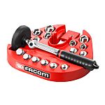 Kit de herramientas Facom de 16 piezas para Kit de cambio de aceite, contiene Puntas, vasos, Torx, llave