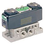 Electroválvula neumática EMERSON – ASCO, Serie 541, Función 5/3 W1, Piloto/Piloto, Colector, 1400l/min