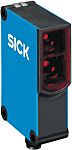 Fotocélula rectangular Sick, Sistema Difuso, alcance 30 mm → 1,1 m, salida relé, Conector Q6, IP65