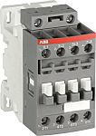 Contactor ABB AF09-40-00-12 AF de 4 polos, 4 NA, 7 A, bobina 110 V ac / dc, 4 kW