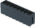 Conector macho para PCB Weidmuller serie OMNIMATE SC de 5 vías, 1 fila, paso 3.81mm, para soldar, Orificio Pasante
