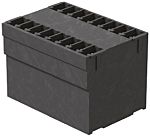 Conector macho para PCB Weidmuller serie OMNIMATE SC de 16 vías, 2 filas, paso 3.81mm, para soldar, Orificio Pasante