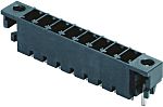 Conector macho para PCB Weidmuller serie OMNIMATE SC de 3 vías, 1 fila, paso 3.81mm, para soldar, Orificio Pasante