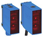 Fotocélula rectangular Sick, Sistema Reflex, alcance 150 mm → 12 m., salida PNP, Conector Cableado M12, IP67