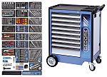 Kit de herramientas Gedore, Carro de 326 piezas para Mantenimiento, contiene Puntas, cincel, alicates de corte, limas,